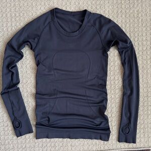 Lululemon Athletica Navy Long Sleeve Top
